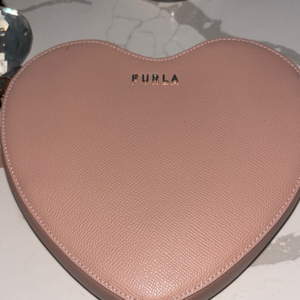 Furla Blush Heart Crossbody Bag